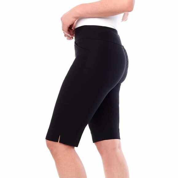 NEW UP! Bermuda 22” Shorts Slimming Black Size 4 - Picture 3 of 11